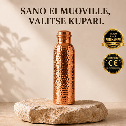 Kuparipullo Tilhom™ | Luonnollisesti puhdistettu vesi, muoviton